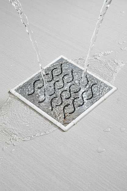 Yer Sifonu Perde ve Çek Valf Mekanizmalı Seçilebilir Kapak%100 koku Yapmaz