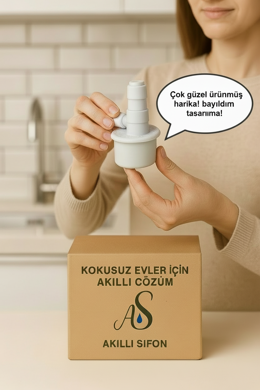 Bulaşık Makinesi ve Arıtma Tahliye Adaptörü – Koku Yapmayan Çoklu Gider