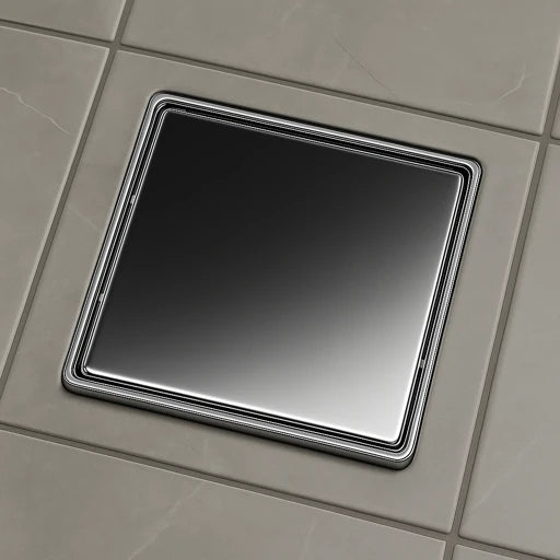 Yer Sifonu Perde ve Çek Valf Mekanizmalı Seçilebilir Kapak%100 koku Yapmaz