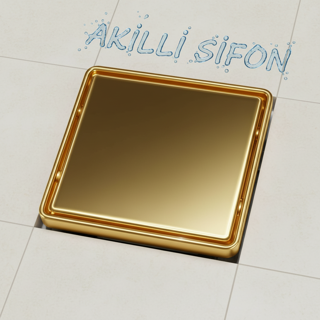 Yer Sifonu - Kapak Seçenekli, %100 Koku Yapmaz, Patentli, Mekanik