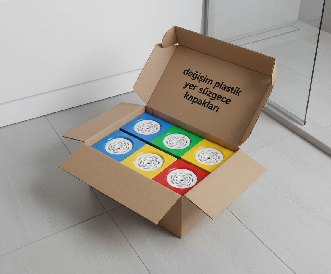 Yer Sifonu - Kapak Seçenekli, %100 Koku Yapmaz, Patentli, Mekanik